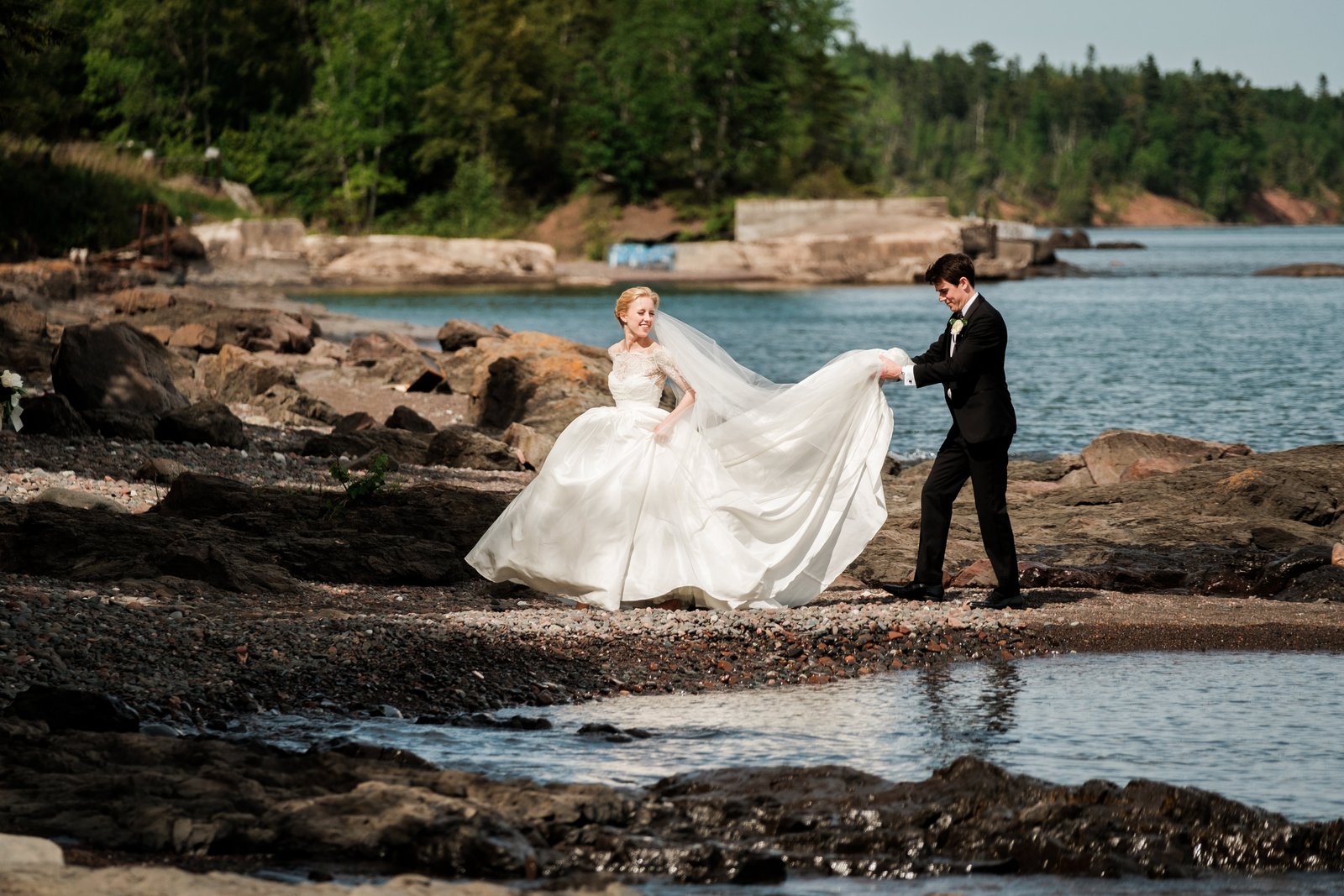 Laura & Brock — Tim Larsen Photography, Brainerd Lakes MN