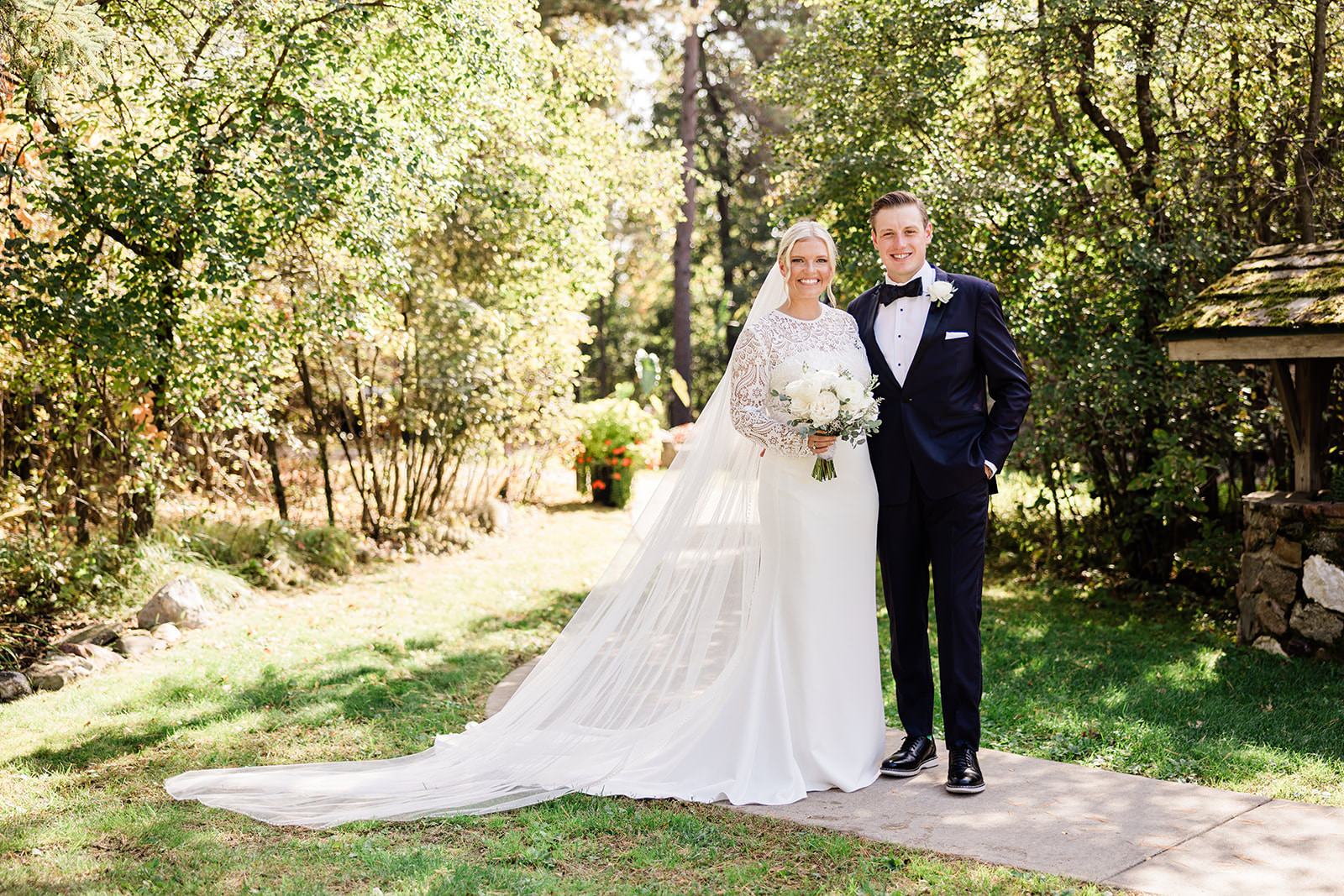 Maddy and Tyler — editorial portrait in the pines at Grand View Lodge — Tim Larsen Photography, Brainerd Lakes MN