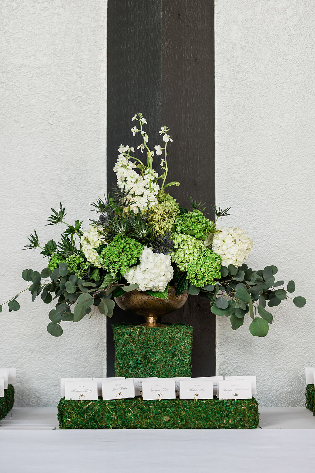 Flower girl walking down the Grand Staircase at Grand View Lodge — Tim Larsen Photography, Brainerd Lakes MN