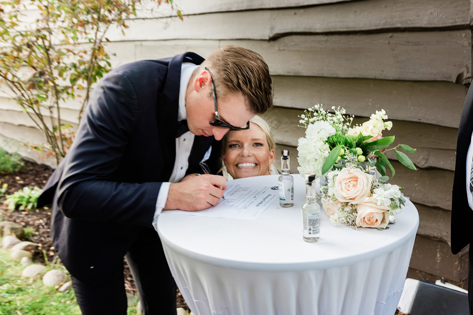 Couple on the dock — Gull Lake golden hour portraits — Tim Larsen Photography, Brainerd Lakes MN