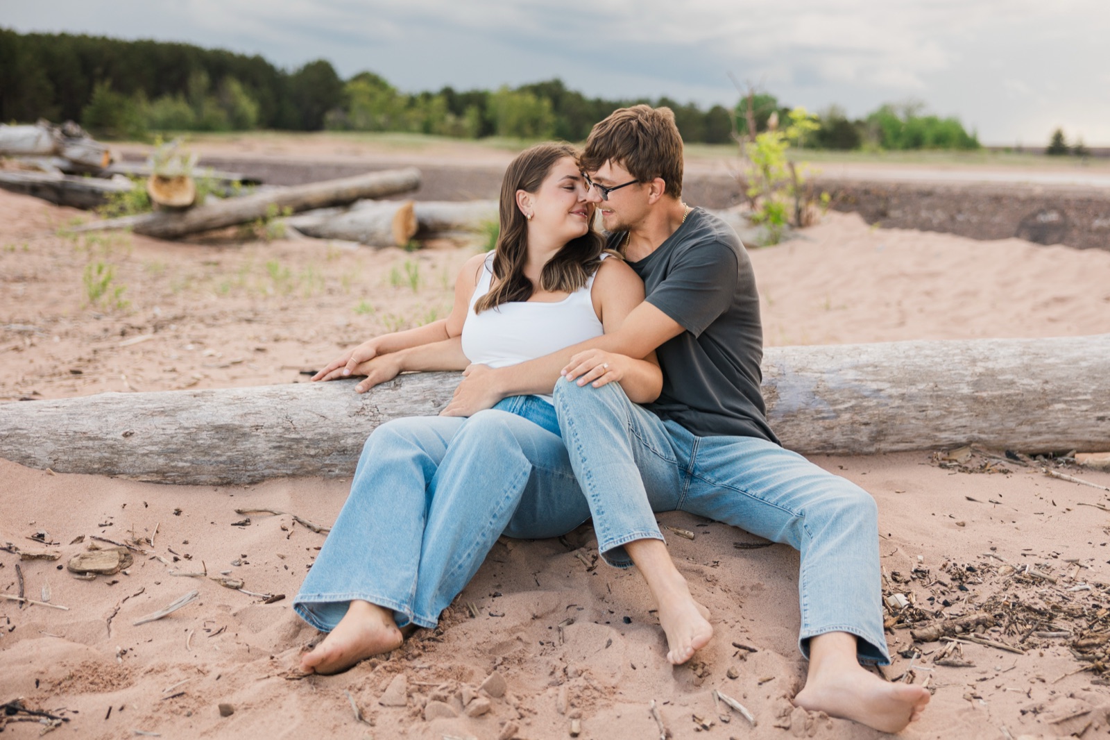Reeden & Jacklyn — A Wisconsin Point Engagement on the Edge of Lake Superior — Tim Larsen Photography, Brainerd Lakes MN